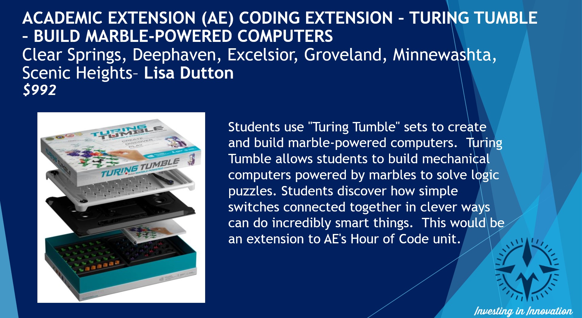 AE Кодування розширення Turing Tumble